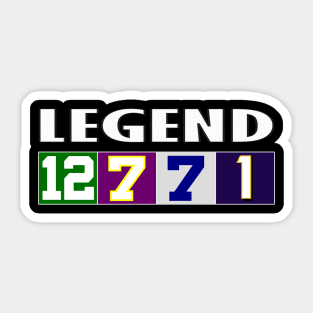 Randall Cunningham is a Legend Sticker